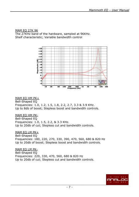 Mammoth EQ Manual - Analog In The Box