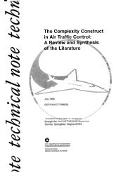 The complexity construct in AIr Traffic Control: A review and ... - FAA