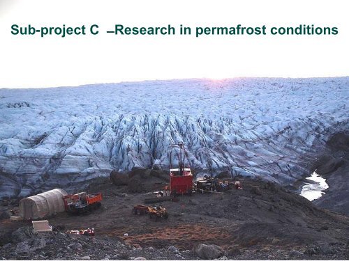 Greenland Analogue Project â Investigation of the hydrogeological ...