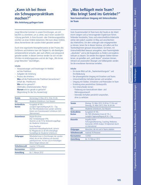 Jahresprogramm 2012 - Schoenbrunn.de