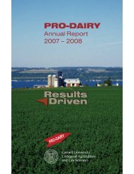 pro-dairy - Department of Animal Science - Cornell University