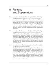 8 Fantasy and Supernatural