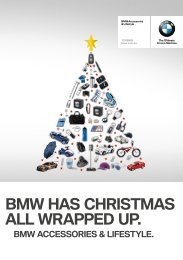 BMW HAS CHRISTMAS ALL WRAPPED UP.