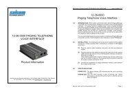 DOWNLOAD 12-36-0000 Paging Telephone Interface ... - Salcom