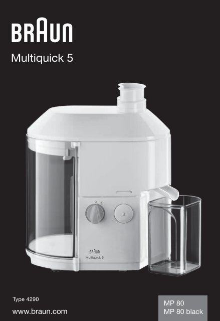 Multiquick 5 - Braun Consumer Service spare parts use instructions ...