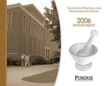 2006 Annual Report - School of Pharmacy and Pharmaceutical ...