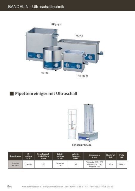 Der Produktkatalog zum Download als PDF - Schmidt Laborgeräte