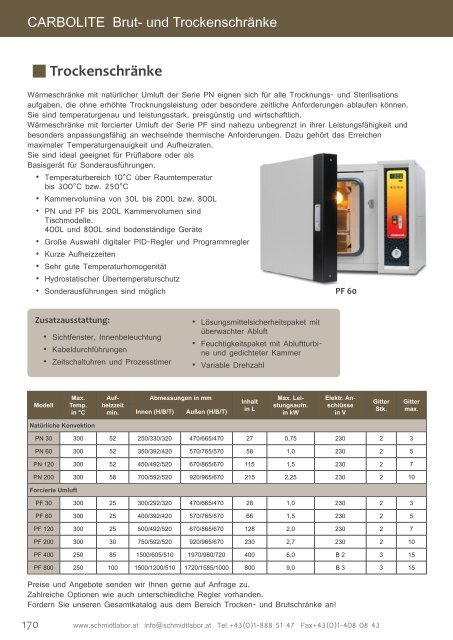 Der Produktkatalog zum Download als PDF - Schmidt Laborgeräte