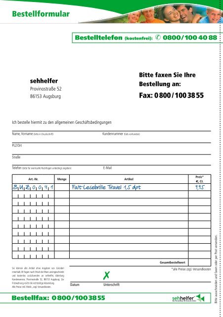 Produkt-Katalog - Sehhelfer