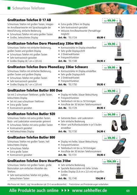 Produkt-Katalog - Sehhelfer