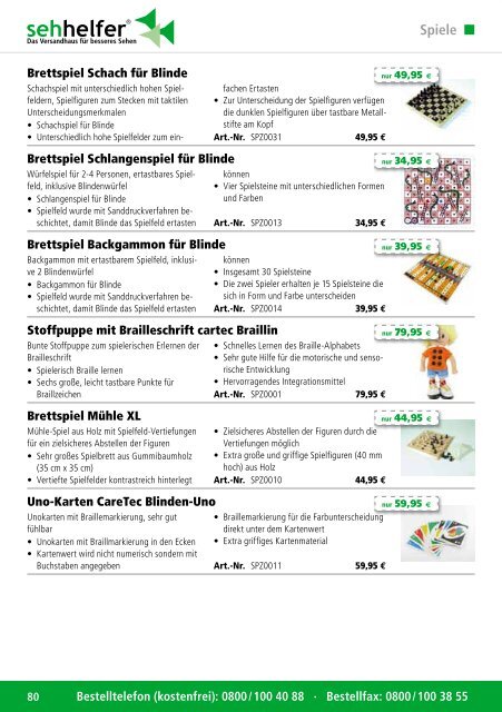 Produkt-Katalog - Sehhelfer