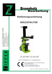 Zipper Anleitung HS10PT