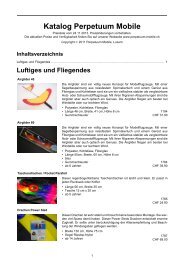 Katalog Perpetuum Mobile - Perpetuum Mobile, Luzern