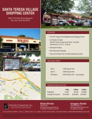 santa teresa village shopping center - Prime Commercial, Inc