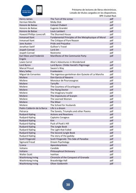 ClÃ¡sicos En espaÃ±ol - Bibliotecas PÃºblicas