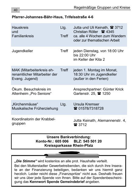 Stimme 83 - Protestantische Kirchengemeinde Mutterstadt