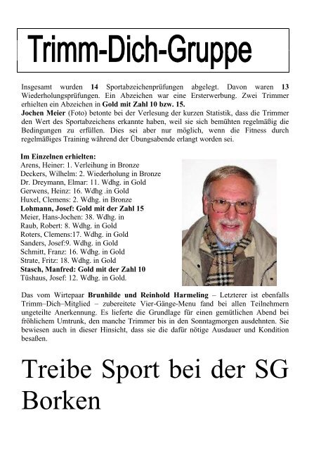 Sportabzeichen - SG Borken