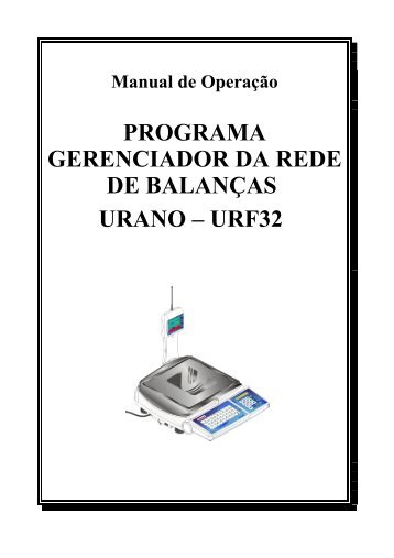 Manual do Programa Gerenciador URF32 - Urano