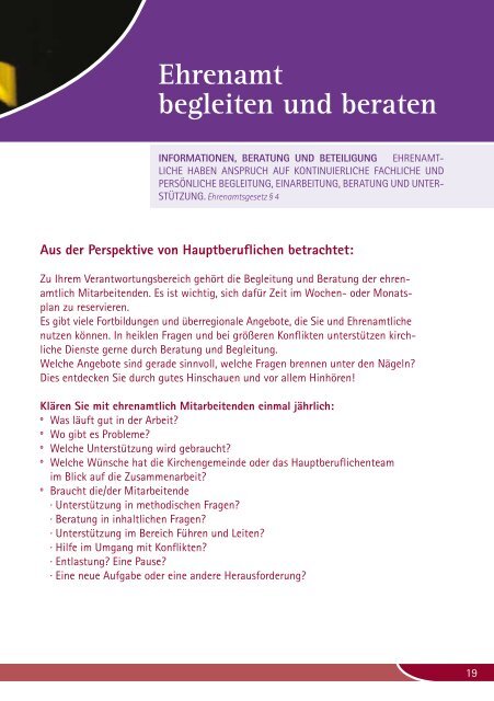 Praxishilfe Ehrenamt als PDF - ehrenamt - evangelisch - engagiert