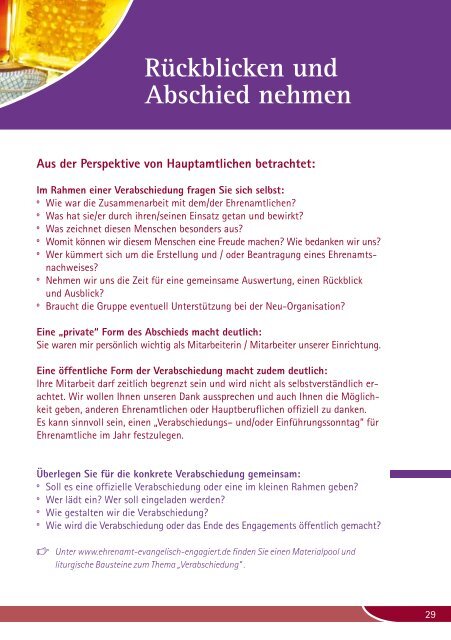 Praxishilfe Ehrenamt als PDF - ehrenamt - evangelisch - engagiert