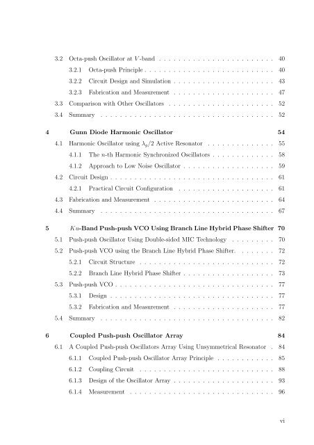 High Order Harmonic Oscillators in Microwave and Millimeter-wave ...