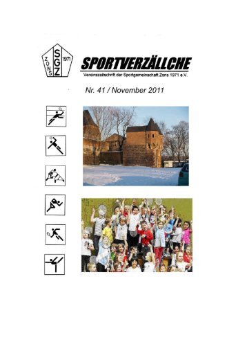 Leichtathletikabteilung - SG ZONS