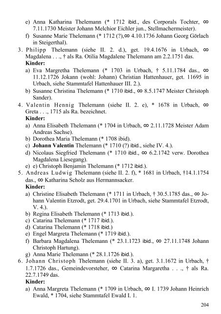 Stammtafel der Familie Thelemann. - Familienverband Ziering ...