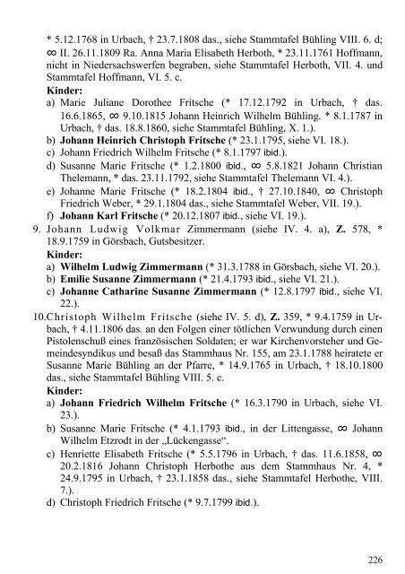 Stammtafel der Familie Thelemann. - Familienverband Ziering ...