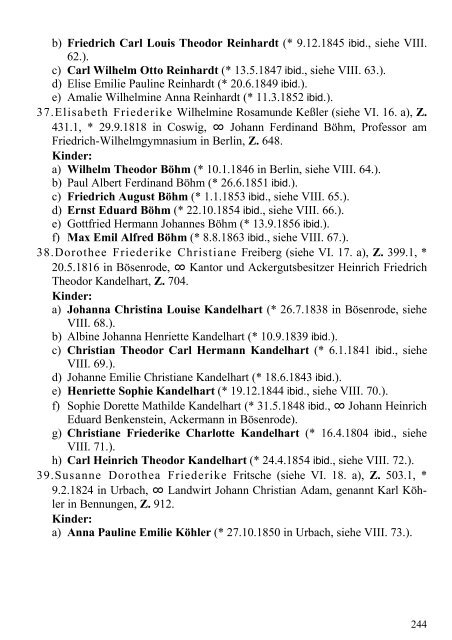 Stammtafel der Familie Thelemann. - Familienverband Ziering ...