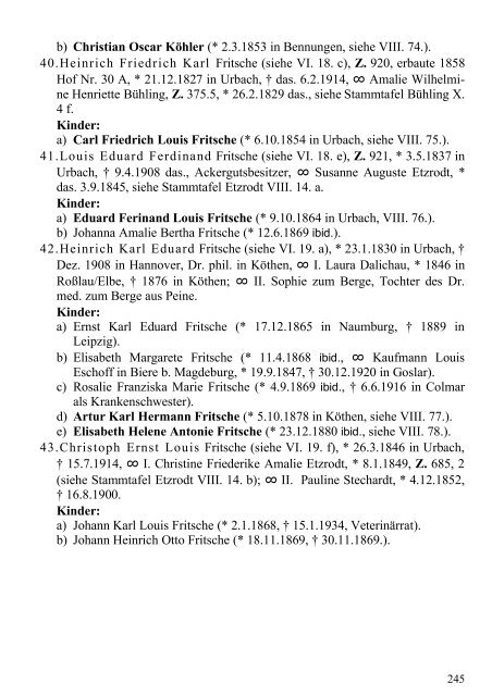 Stammtafel der Familie Thelemann. - Familienverband Ziering ...