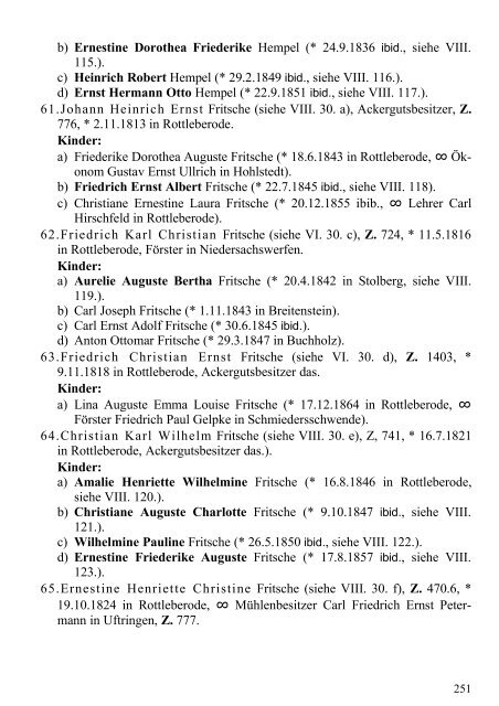 Stammtafel der Familie Thelemann. - Familienverband Ziering ...