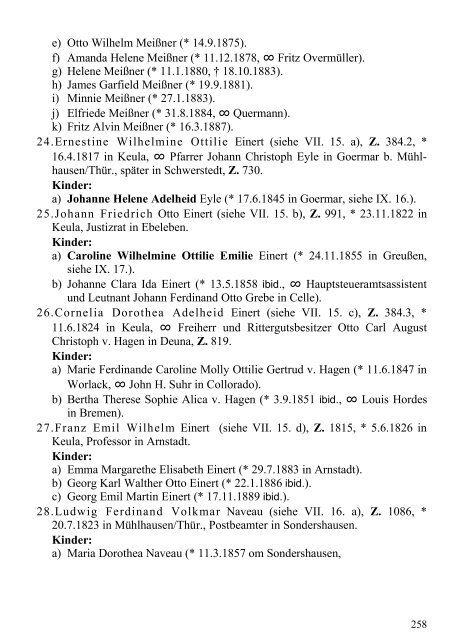 Stammtafel der Familie Thelemann. - Familienverband Ziering ...