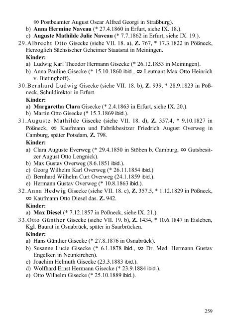 Stammtafel der Familie Thelemann. - Familienverband Ziering ...