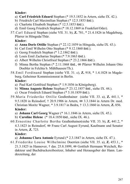 Stammtafel der Familie Thelemann. - Familienverband Ziering ...