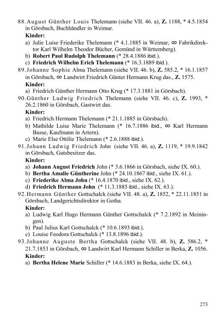 Stammtafel der Familie Thelemann. - Familienverband Ziering ...