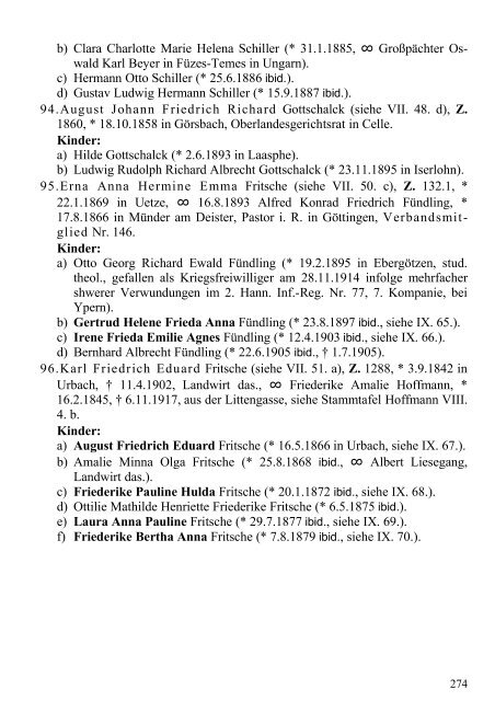 Stammtafel der Familie Thelemann. - Familienverband Ziering ...