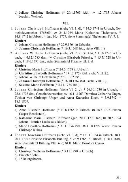 Stammtafel der Familie Thelemann. - Familienverband Ziering ...