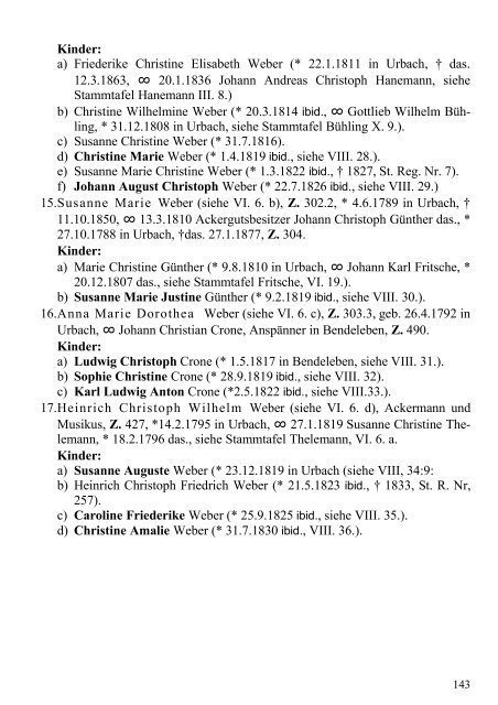 Stammtafel der Familie Thelemann. - Familienverband Ziering ...