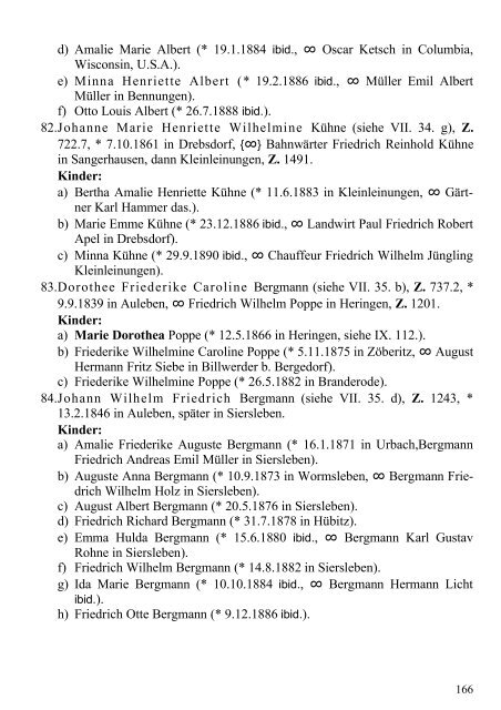 Stammtafel der Familie Thelemann. - Familienverband Ziering ...