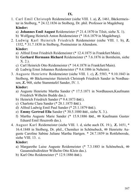 Stammtafel der Familie Thelemann. - Familienverband Ziering ...