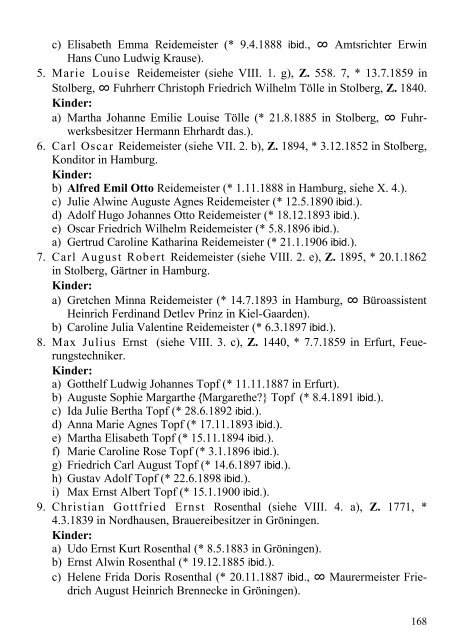 Stammtafel der Familie Thelemann. - Familienverband Ziering ...