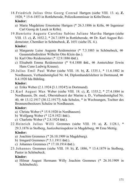 Stammtafel der Familie Thelemann. - Familienverband Ziering ...