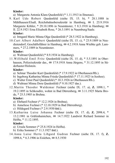 Stammtafel der Familie Thelemann. - Familienverband Ziering ...