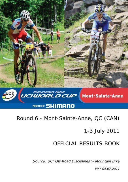 UCI Off-Road Disciplines > Mountain Bike