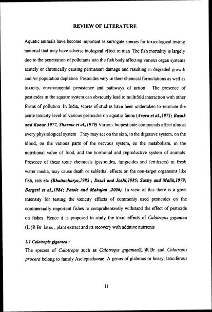 impact of latex and plant extract of and the recovery of latex toxicity ...