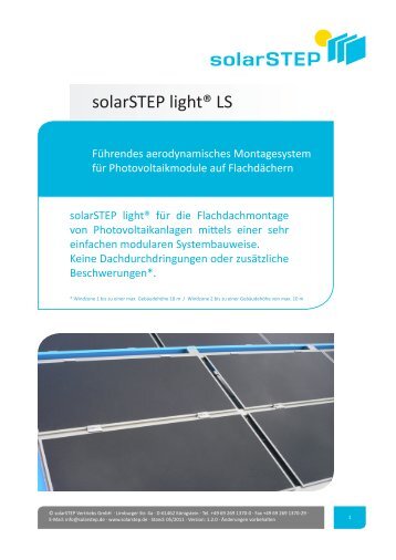 Datenblatt solarSTEP light LS - DE (2 MB, pdf - solarSTEP ...