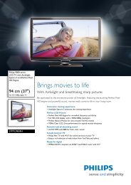 Philips TV software upgrade with USB portable memory
