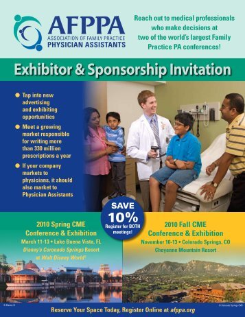 Exhibitor & Sponsorship Invitation - Association of Family Practice ...