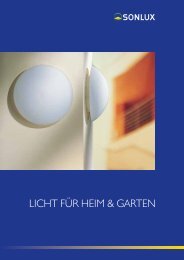 LICHT FÃœR HEIM & GARTEN - SONLUX