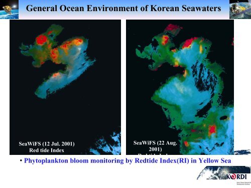 KORDI's requirements for MERIS CASE-2 water monitoring - Yu ...